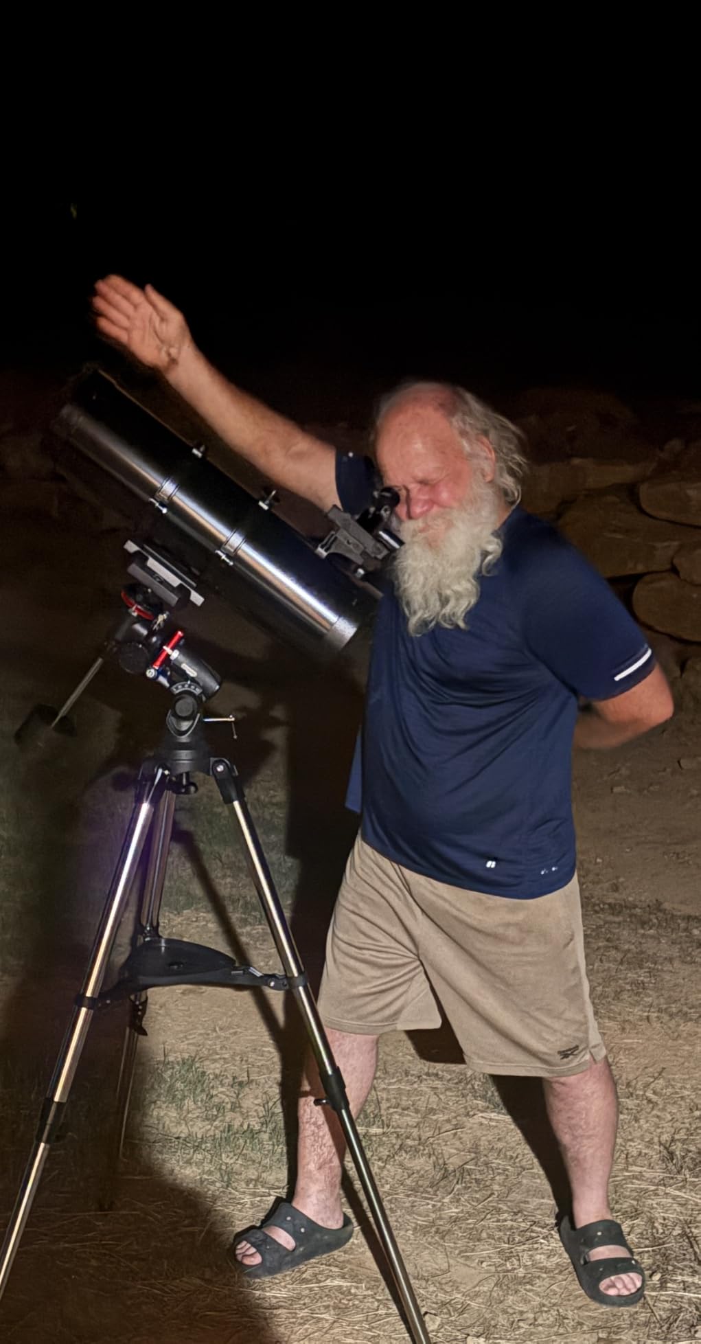 MEEZAA Telescope, 150EQ Newtonian Reflector Telescope for Adults Astronomy Beginners - Professional Astronomical Telescopes with Equatorial Mount customer photo 2