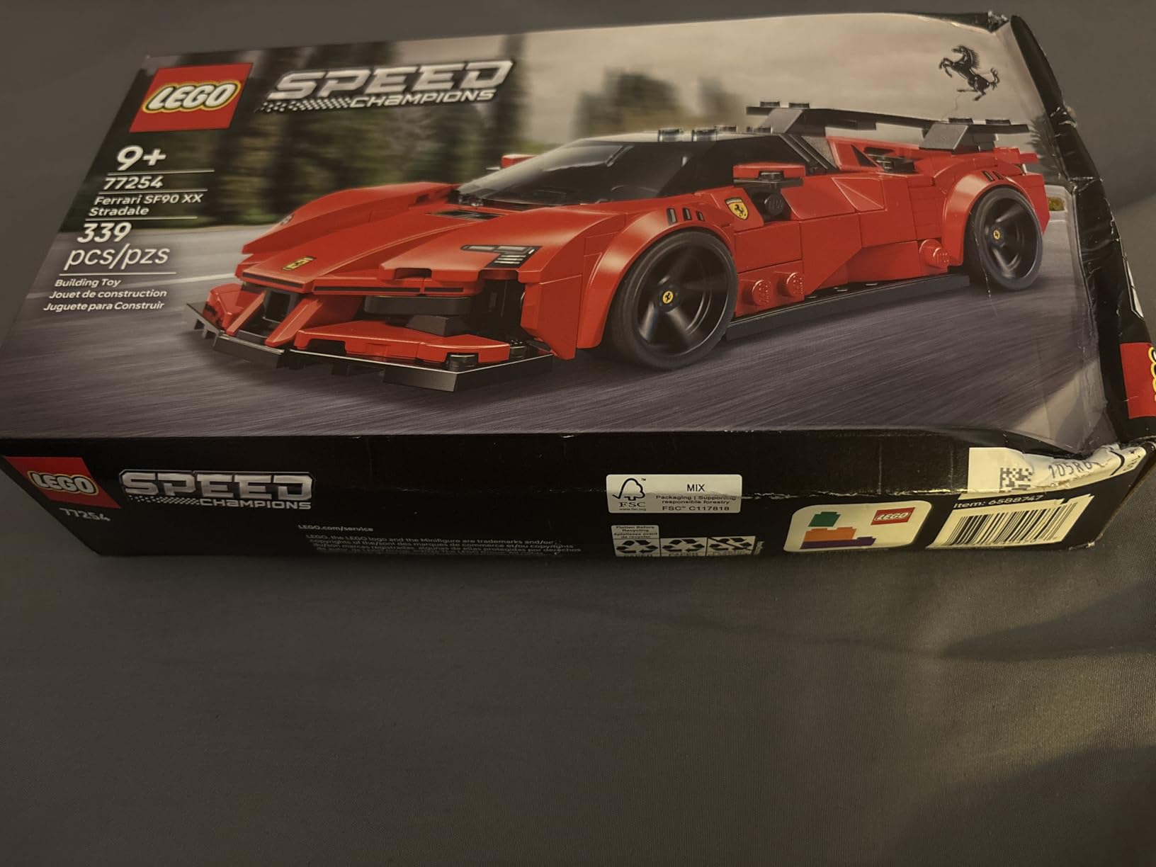 LEGO Speed Champions Ferrari SF90 XX Stradale Sports Car Building Toy for Kids - Building Set W/Ferarri Driver Minifigure for Boys & Girls, Ages 9+ - Gift Idea for Birthdays - 77254 customer photo 1