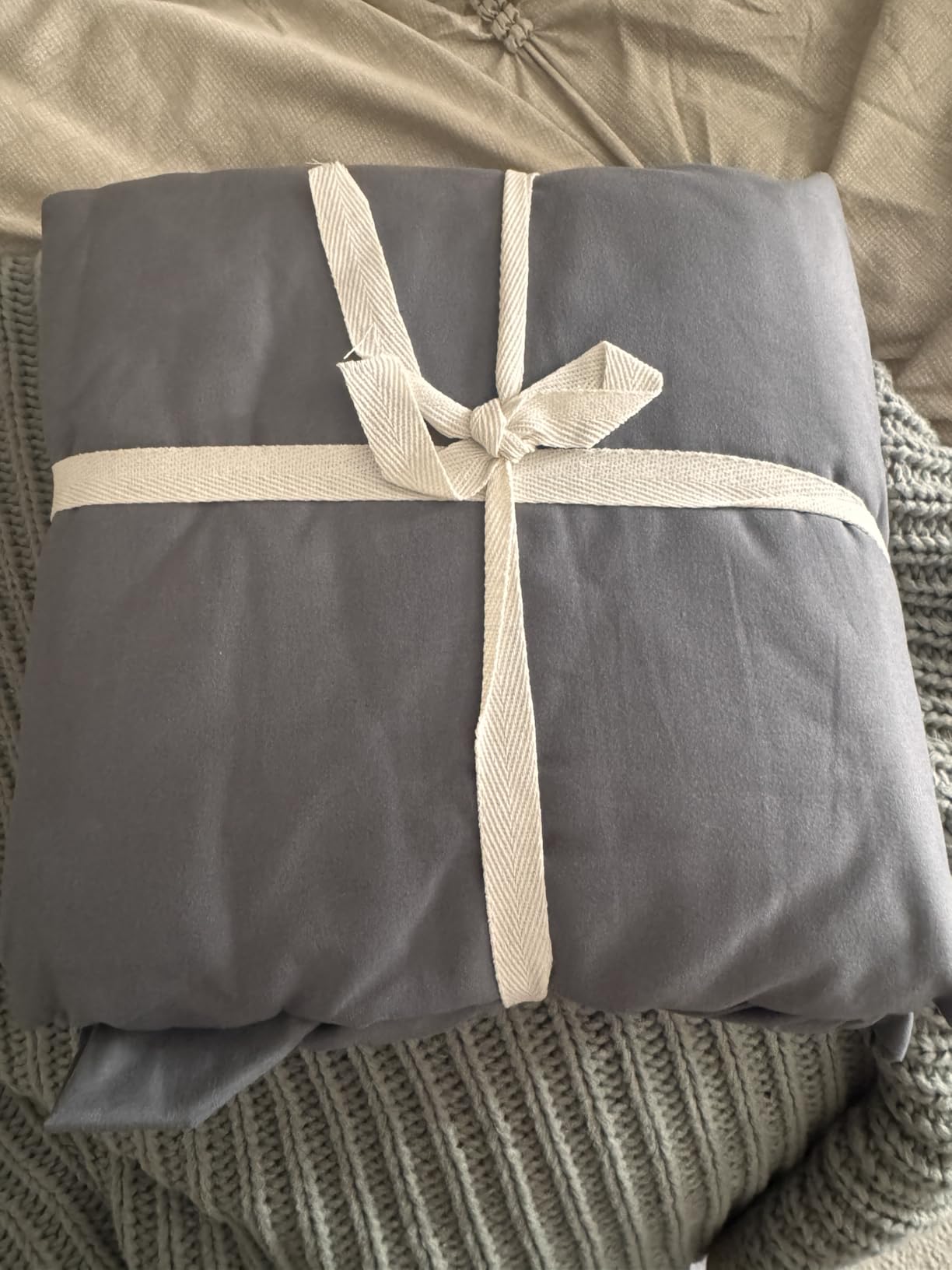 100% French Linen Sheet Set 4Pcs, 16-Inch Deep Pocket Durable Bed Sheet King, Breathable Natural Linen Sheets for Hot Sleepers, Linen Color customer photo 2