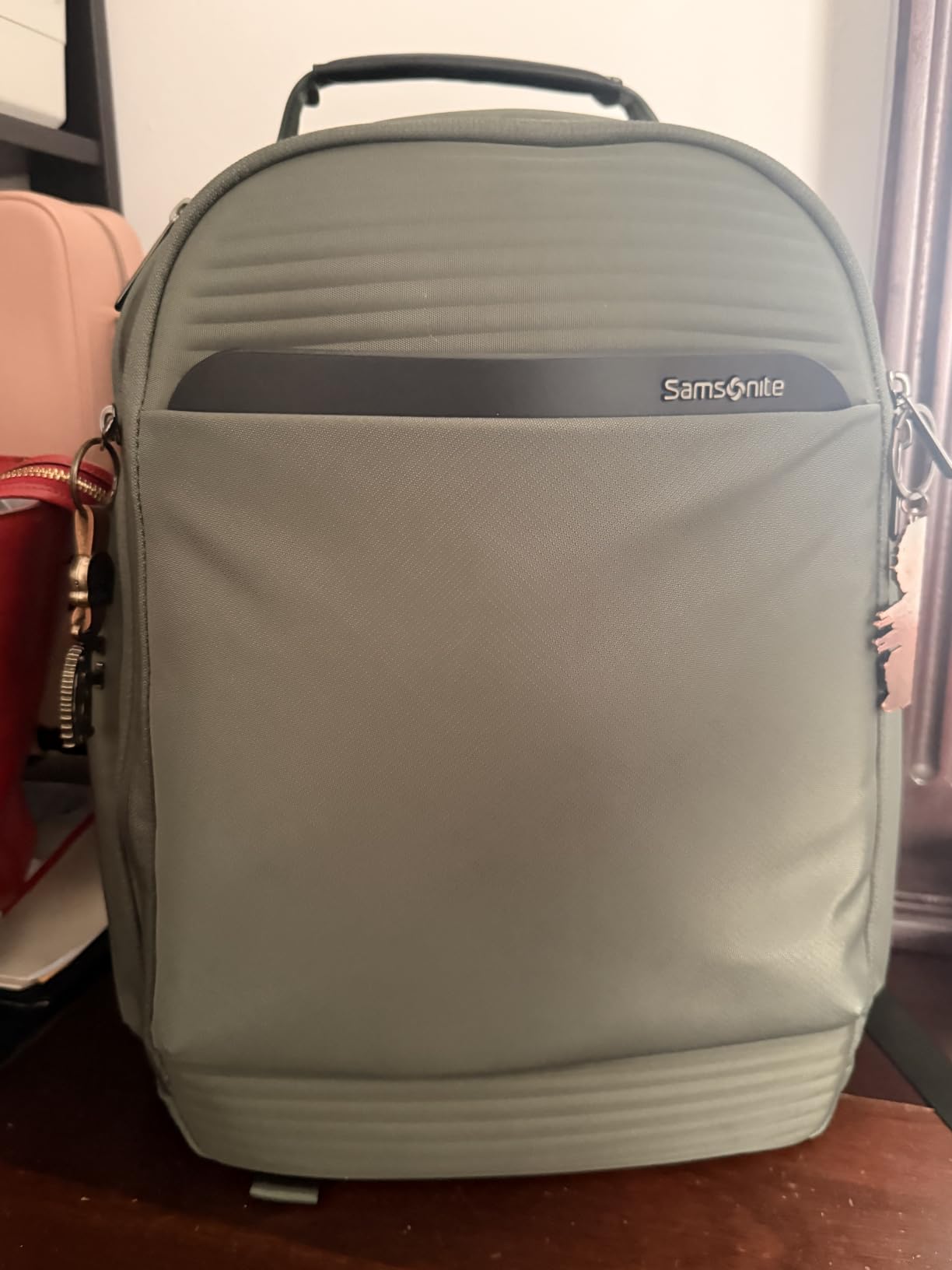 Samsonite Paralux Everyday Backpack - Laptop & Tablet Backpack with 5 Compartments, Removable TecKit Pouch, Microsuede Trim, Water Bottle Pockets - Work, Commute & Travel Bag - Black customer photo 1