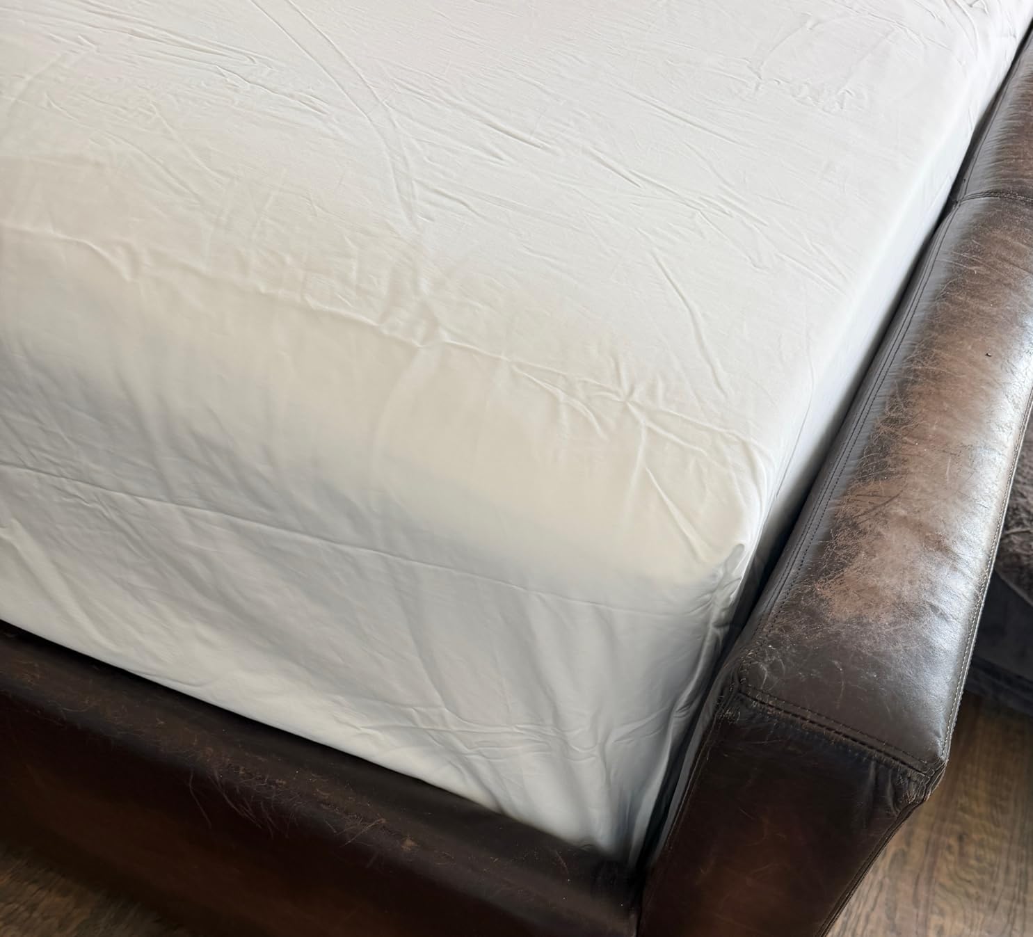 100% Egyptian Cotton King Size Fitted Sheets Only - Luxury 1000 Series High Thread Count King Fitted Sheet, 22
