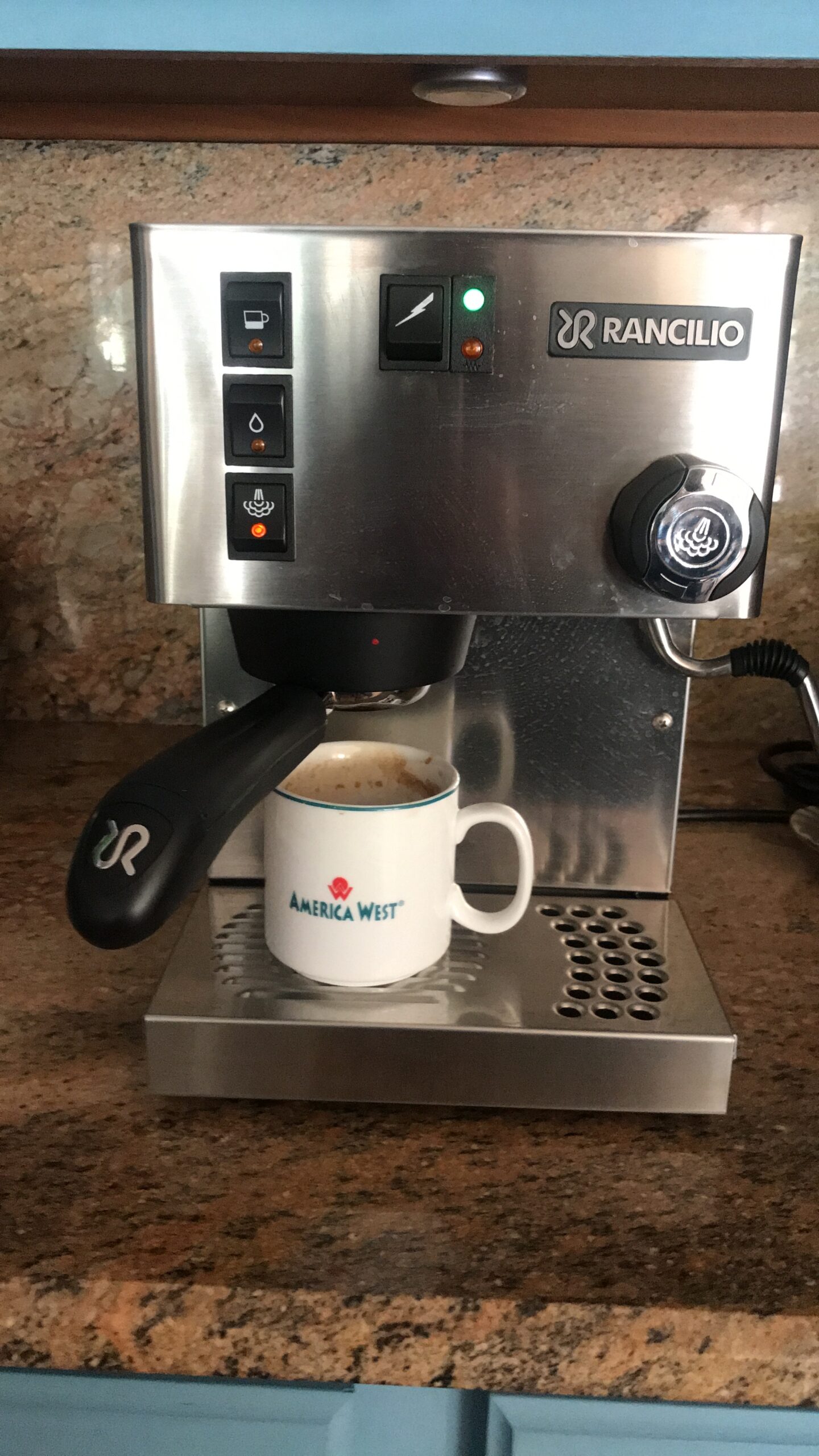 Rancilio Silvia Espresso Machine | 58mm | 2L Reservoir | 0.3L Heat Exchanger | (Sage Green) customer photo 1