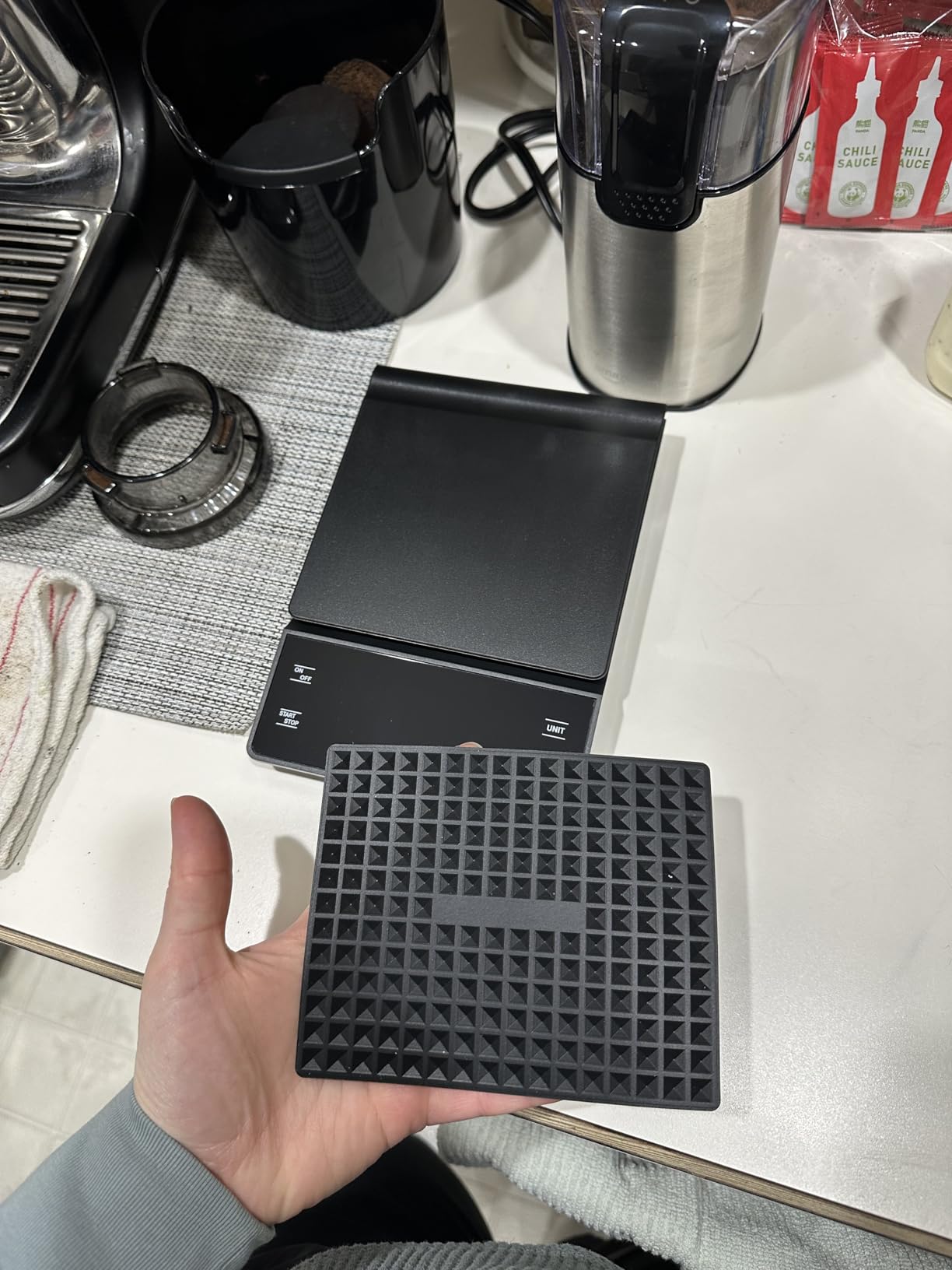 Coffee Scale with Timer, 3kg/0.1g High Precision Espresso Scale, Digital Kitchen Scale for Espresso and Pour-Over Coffee (Batteries Included) customer photo 2