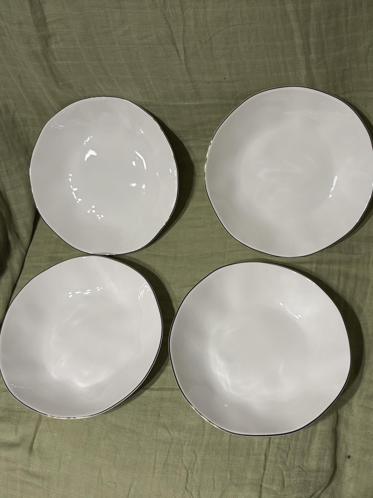Lenox Blue Bay White Porcelain 18-Piece Dinnerware Set for 6 customer photo 1