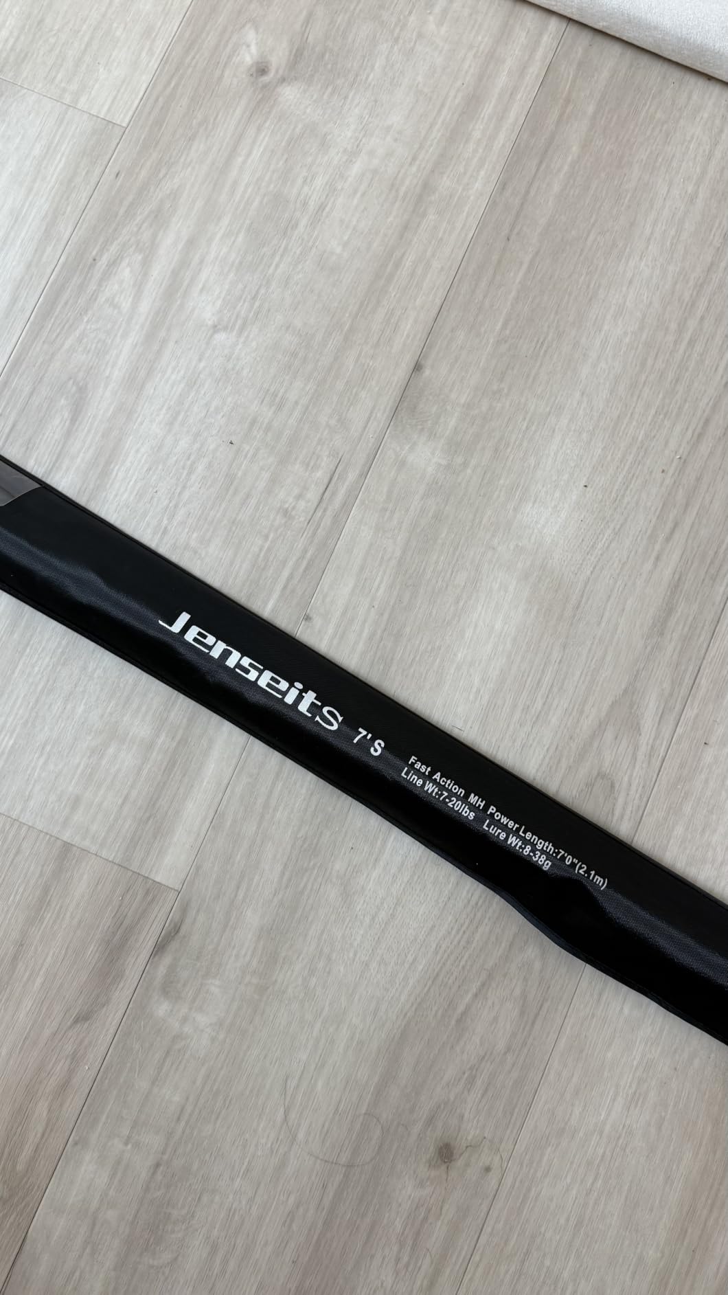Jenseits Carbon Fiber Fishing Rod Series (6-12 Ft), Spinning & Casting Rods with Stainless Steel Ceramic Guides, Fast Action Fishing Pole for Bass, Trout, Walleye & Surf Fishing customer photo 2