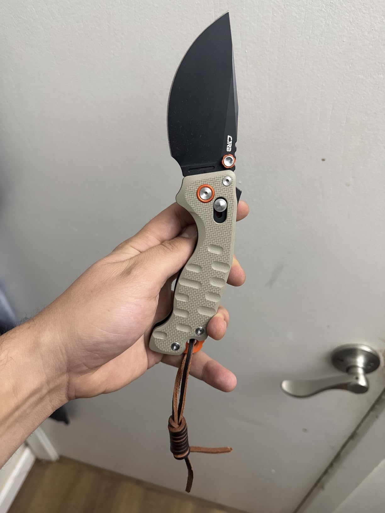 CJRB Doubletap Pocket Knife for Men, 3.86