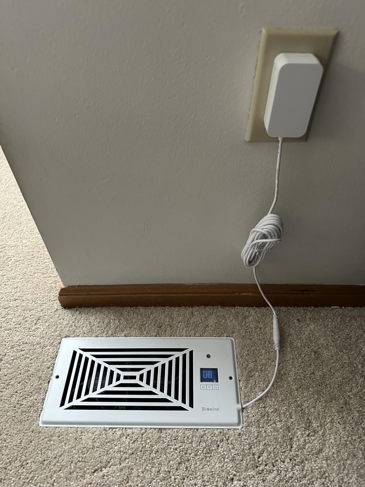 BIOWIND Quiet Smart Register Booster Fan Fits 6