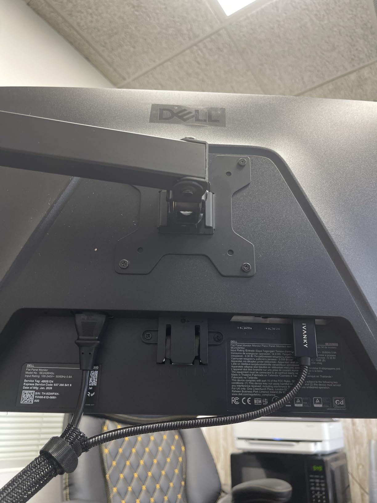 Dell 27 240Hz Gaming Monitor - SE2726HG - 27-inch FHD (1920x1080) IPS, AMD FreeSync Premium customer photo 2
