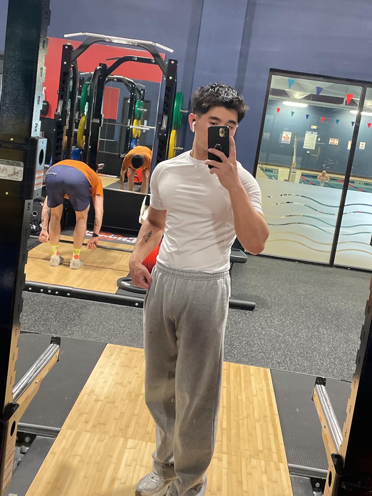 HOPLYNN 4/5 Pack Men's Workout Compression Shirts Long/Short Sleeve Shirts customer photo 2