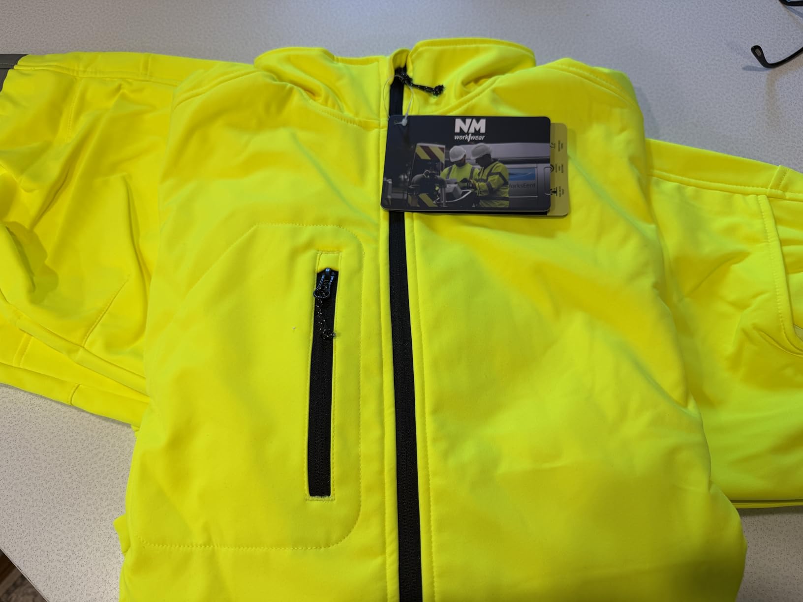 Men's Softshell Workwear, Insulated Jacket & Bib Pants Set customer photo 2