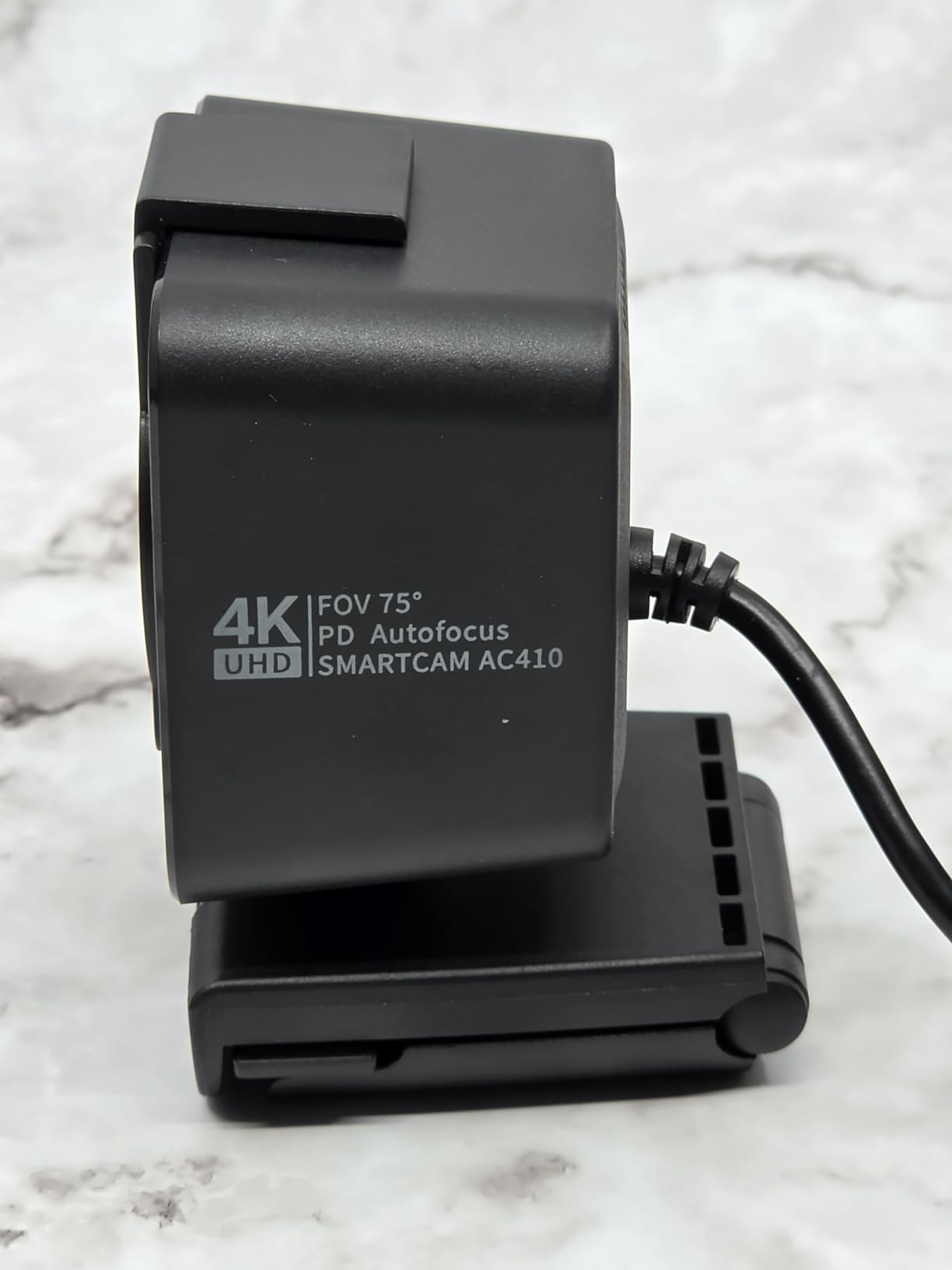 AOC 4K Webcam for PC with 1/2.55'' Sensor, 1080P 60FPS Streaming Camera with PDAF Autofocus, Privacy Cover, Plug & Play computer camera 75 FOV for Zoom/Mac/Switch 2, Includes Tripod & USB A-C Adapter customer photo 2