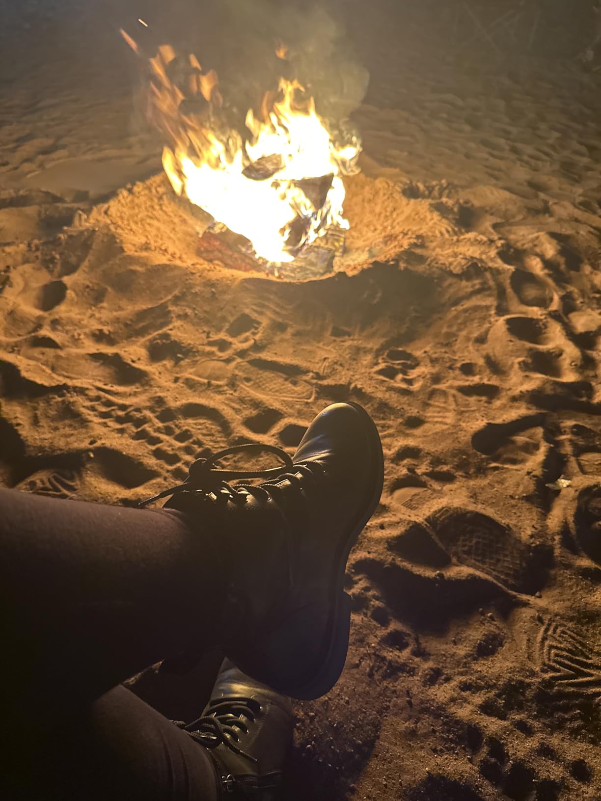 Ankle Boots for Women Comfortable: Lace-up Flat Combat Boots Fall customer photo 1
