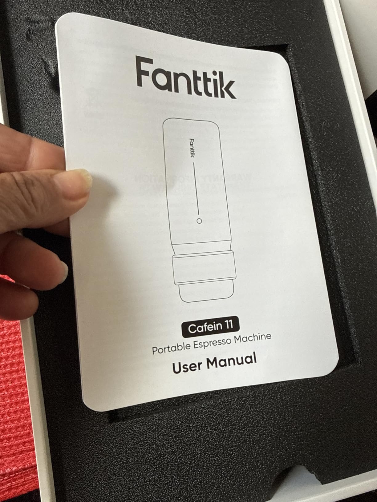 Fanttik Cafein 11 Portable Coffee Machine, Self-Heating Electric Espresso Machine with USB-C, 20 Bar Coffee Maker for Travel, Hiking, Gym and Office customer photo 1