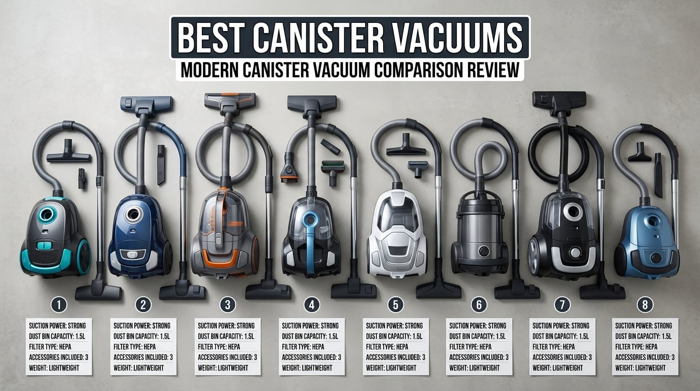 best canister vacuums