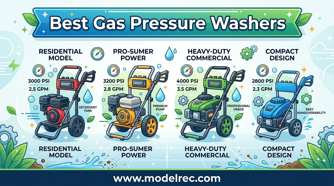 best gas pressure washers