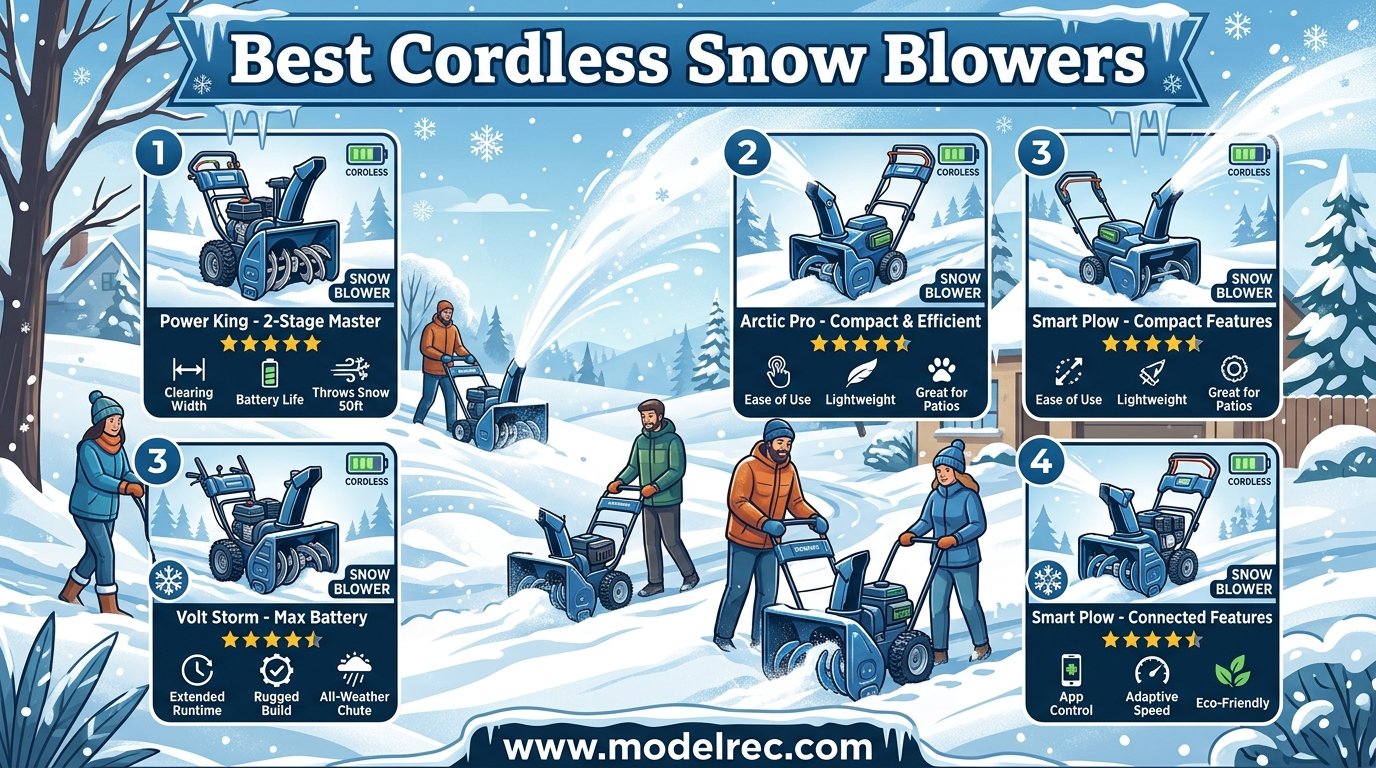 best cordless snow blowers