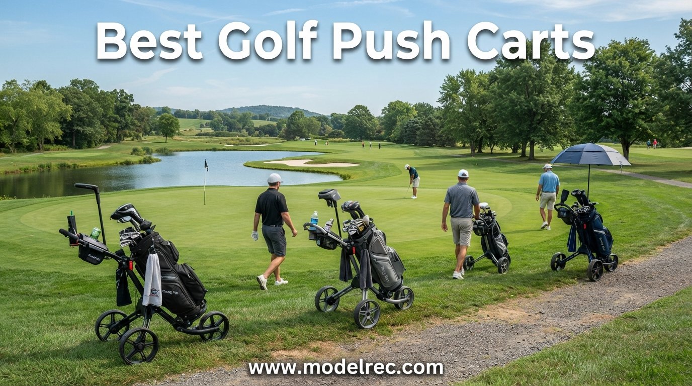 best golf push carts