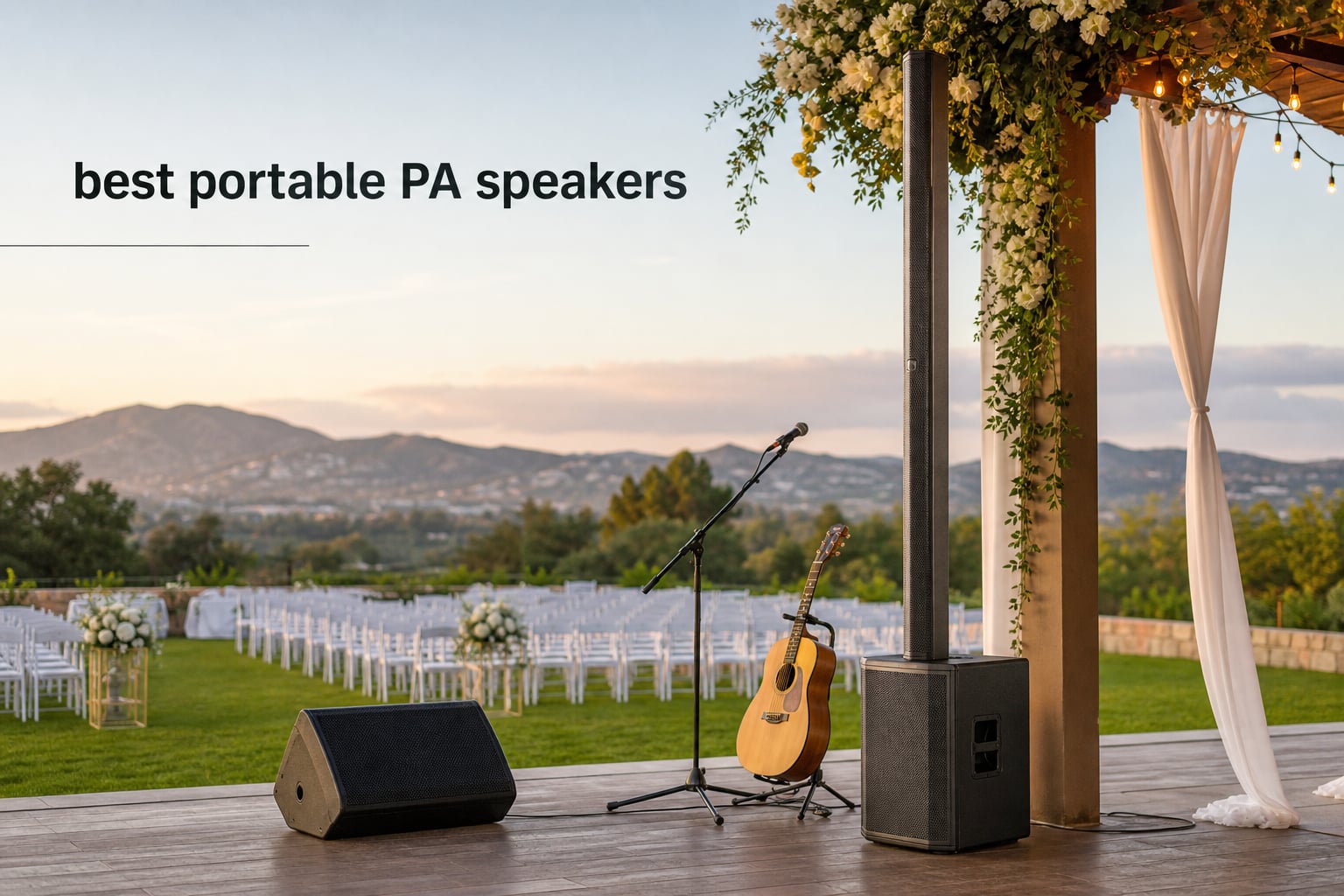 best portable PA speakers