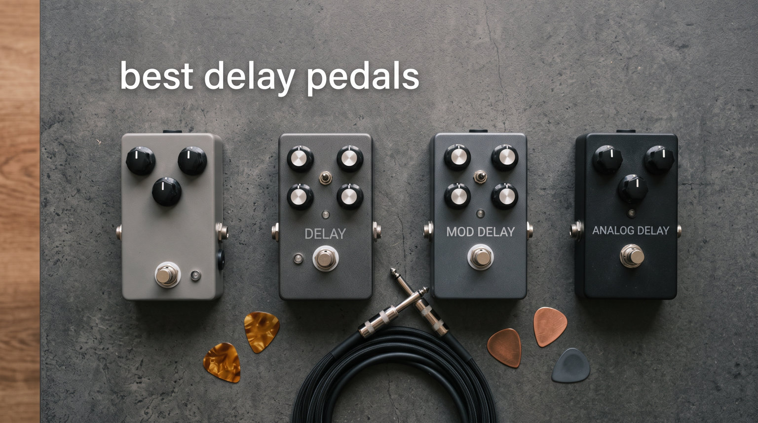 best delay pedals