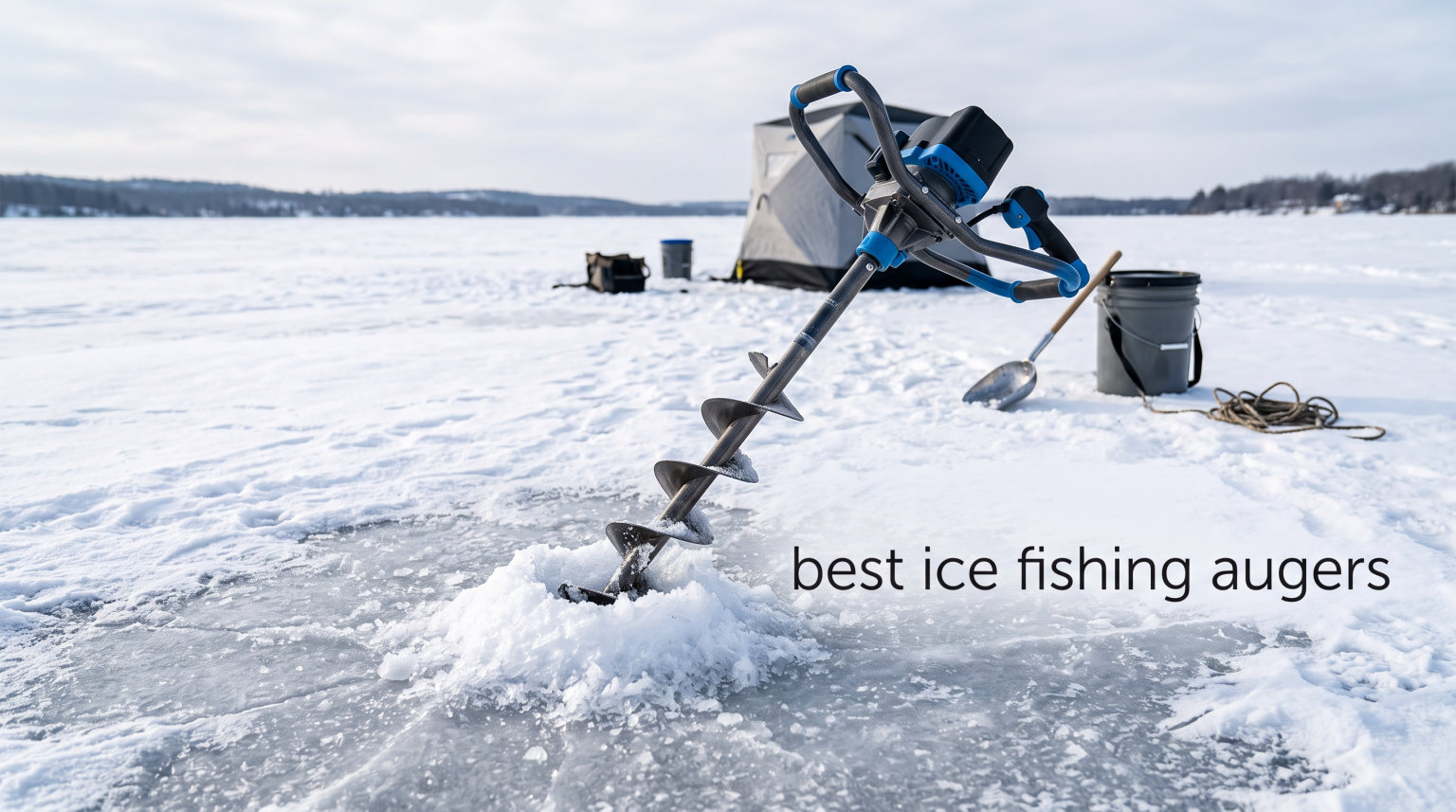 best ice fishing augers