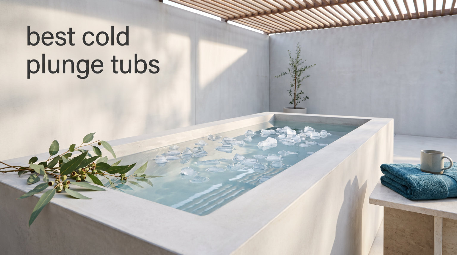 best cold plunge tubs
