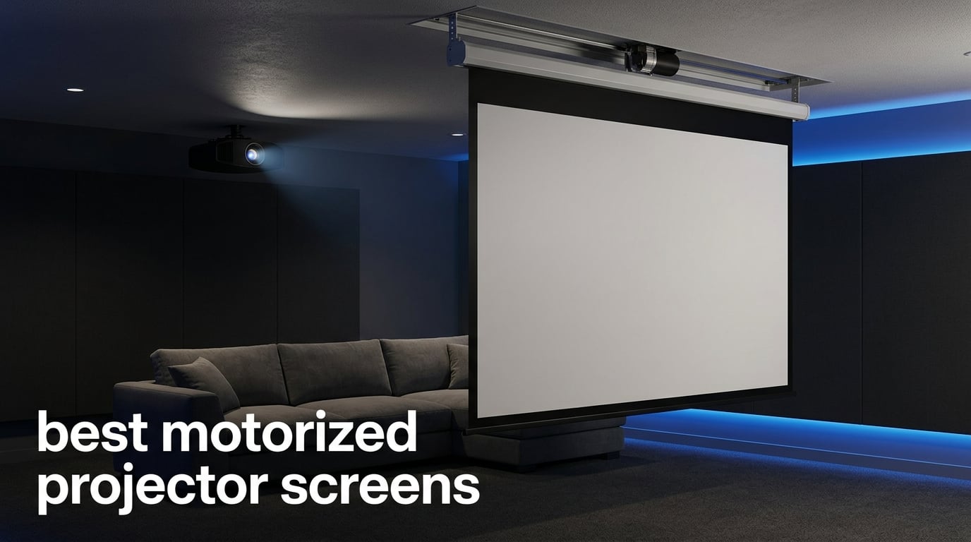 best motorized projector screens