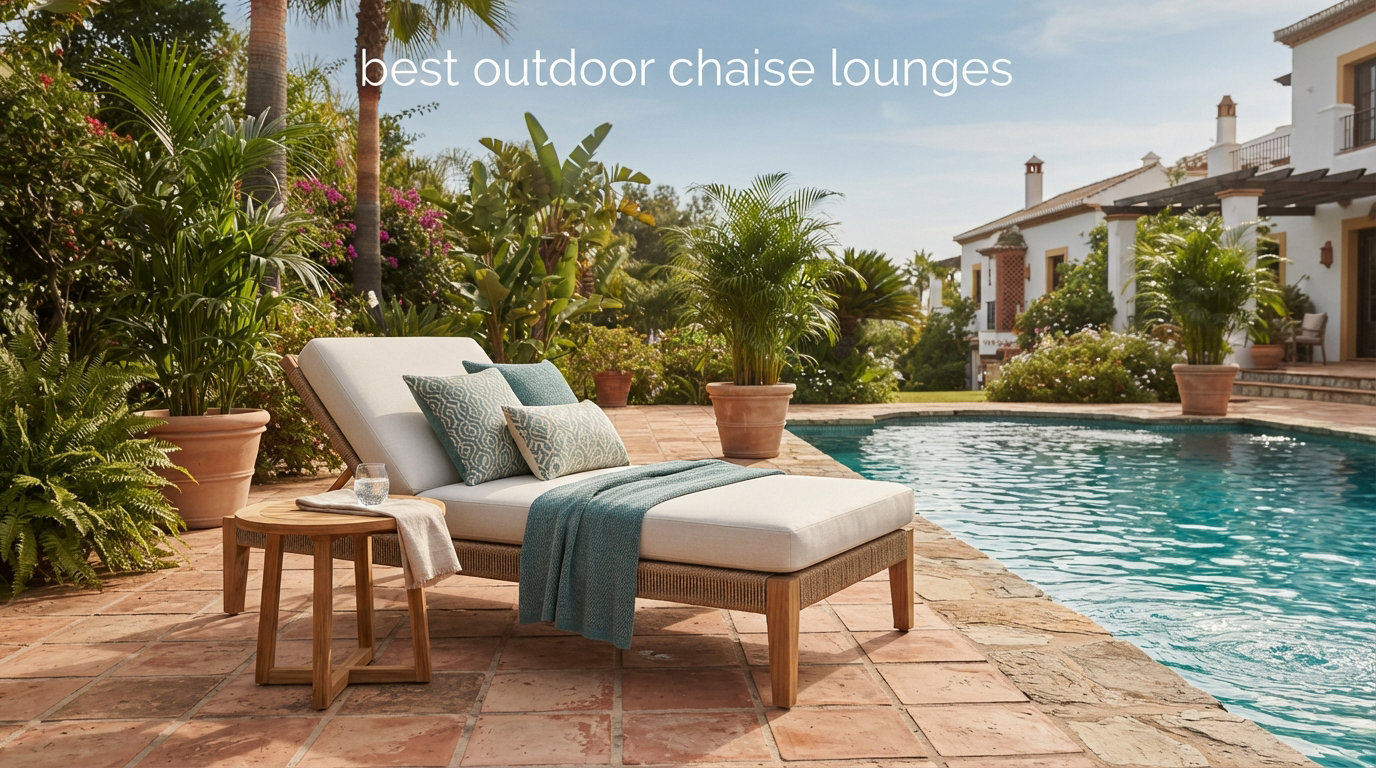best outdoor chaise lounges