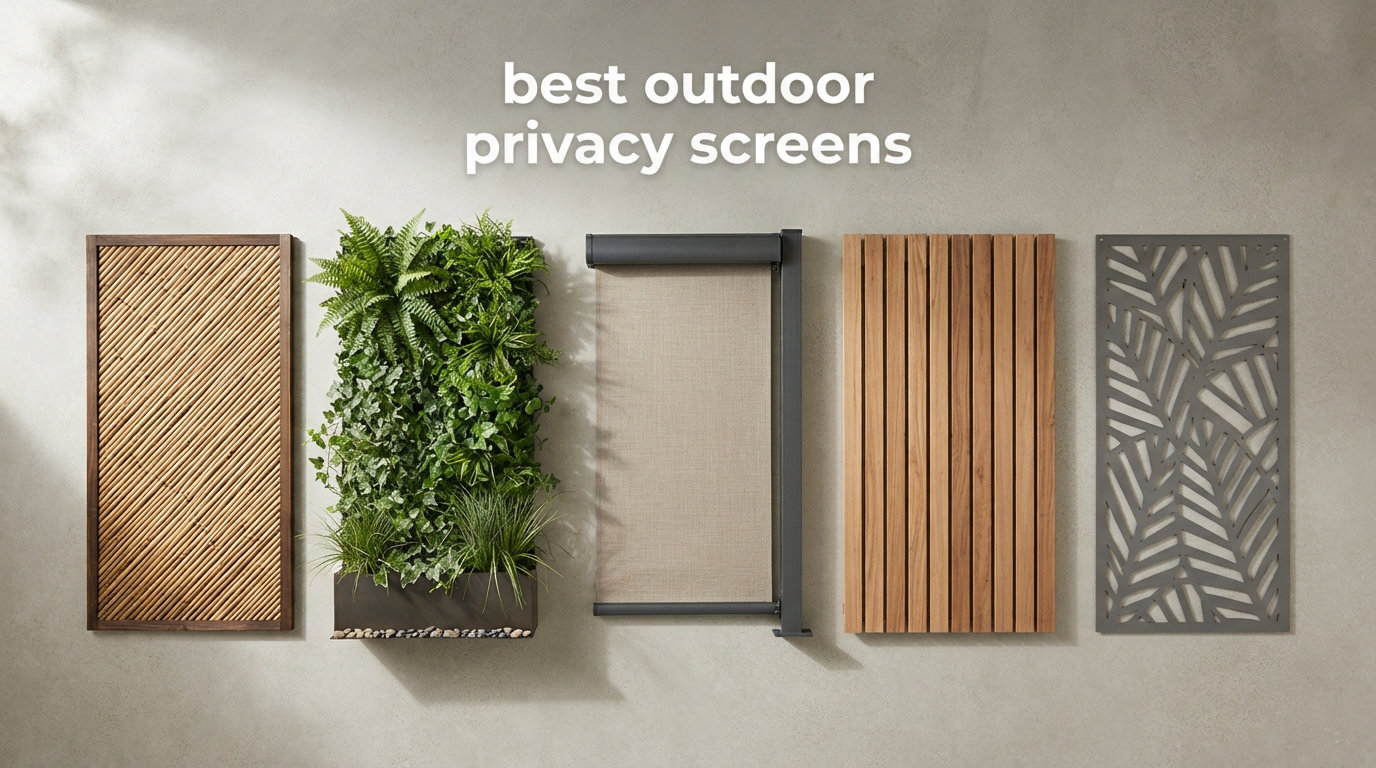 best outdoor privacy screens