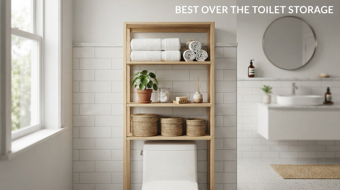 best over the toilet storage