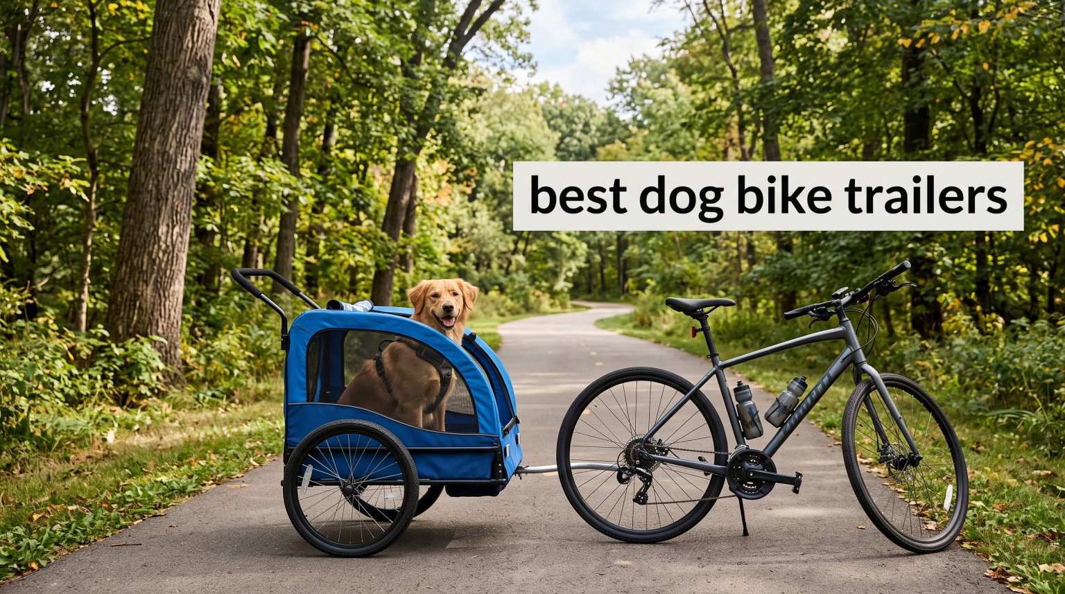 best dog bike trailers