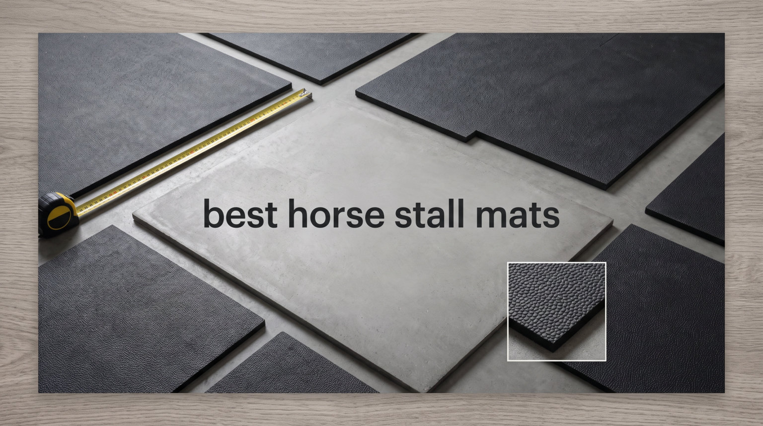 best horse stall mats