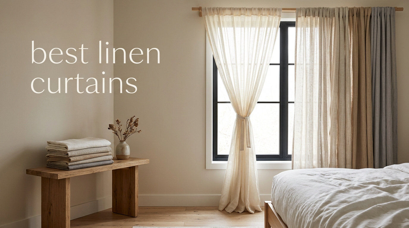 best linen curtains