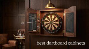 best dartboard cabinets