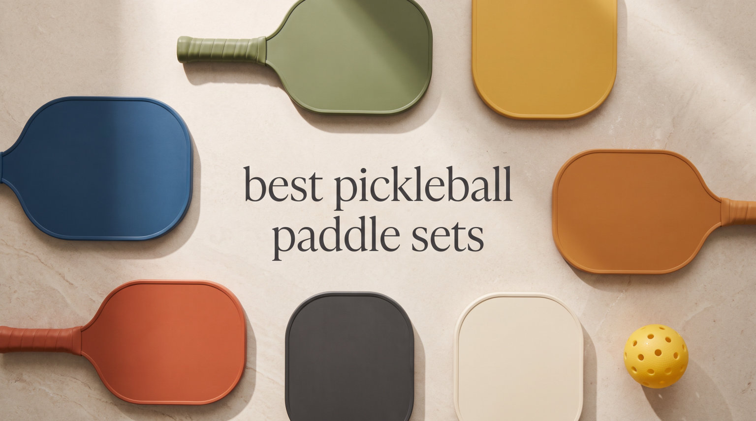 best pickleball paddle sets