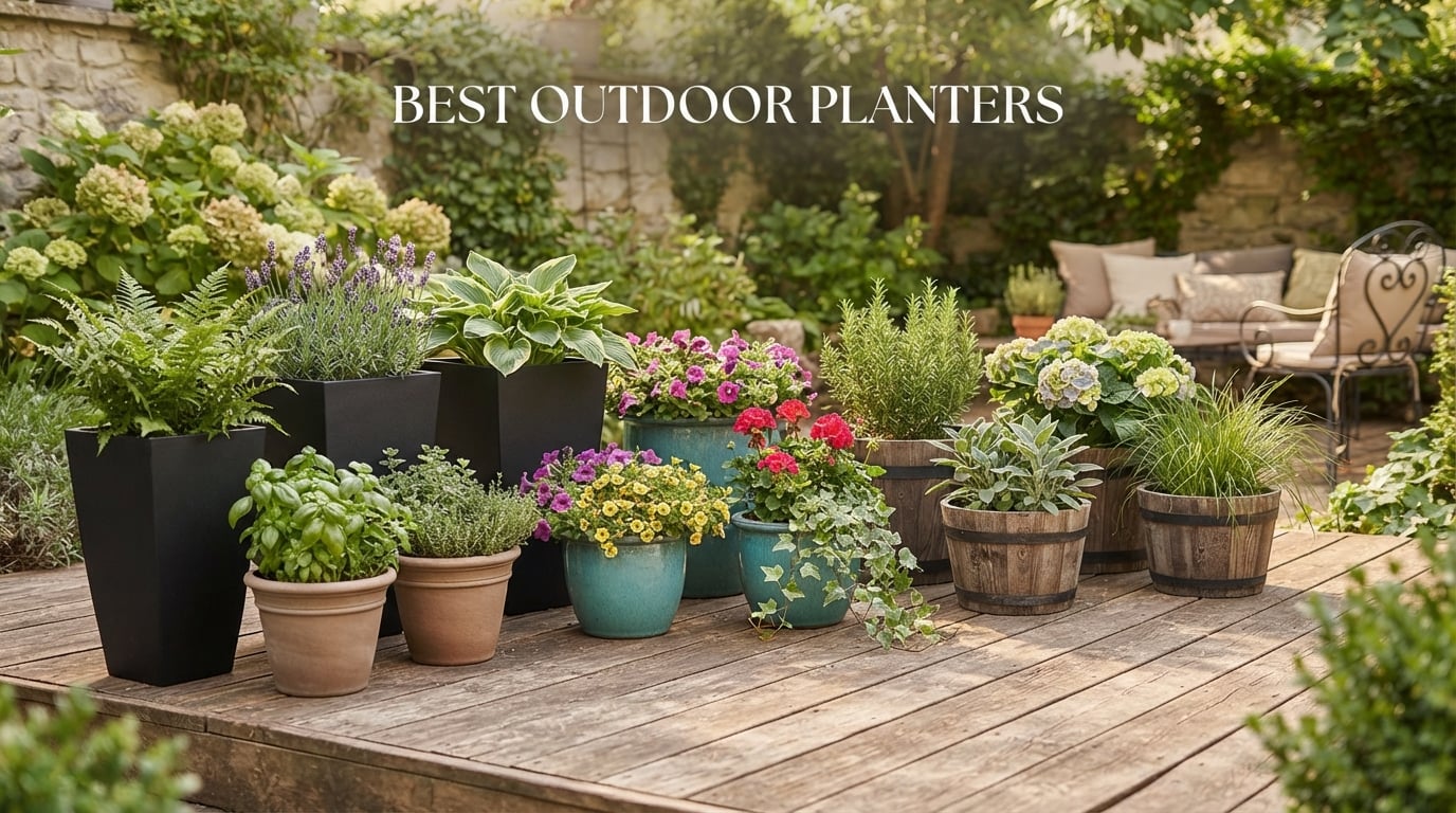 best outdoor planters