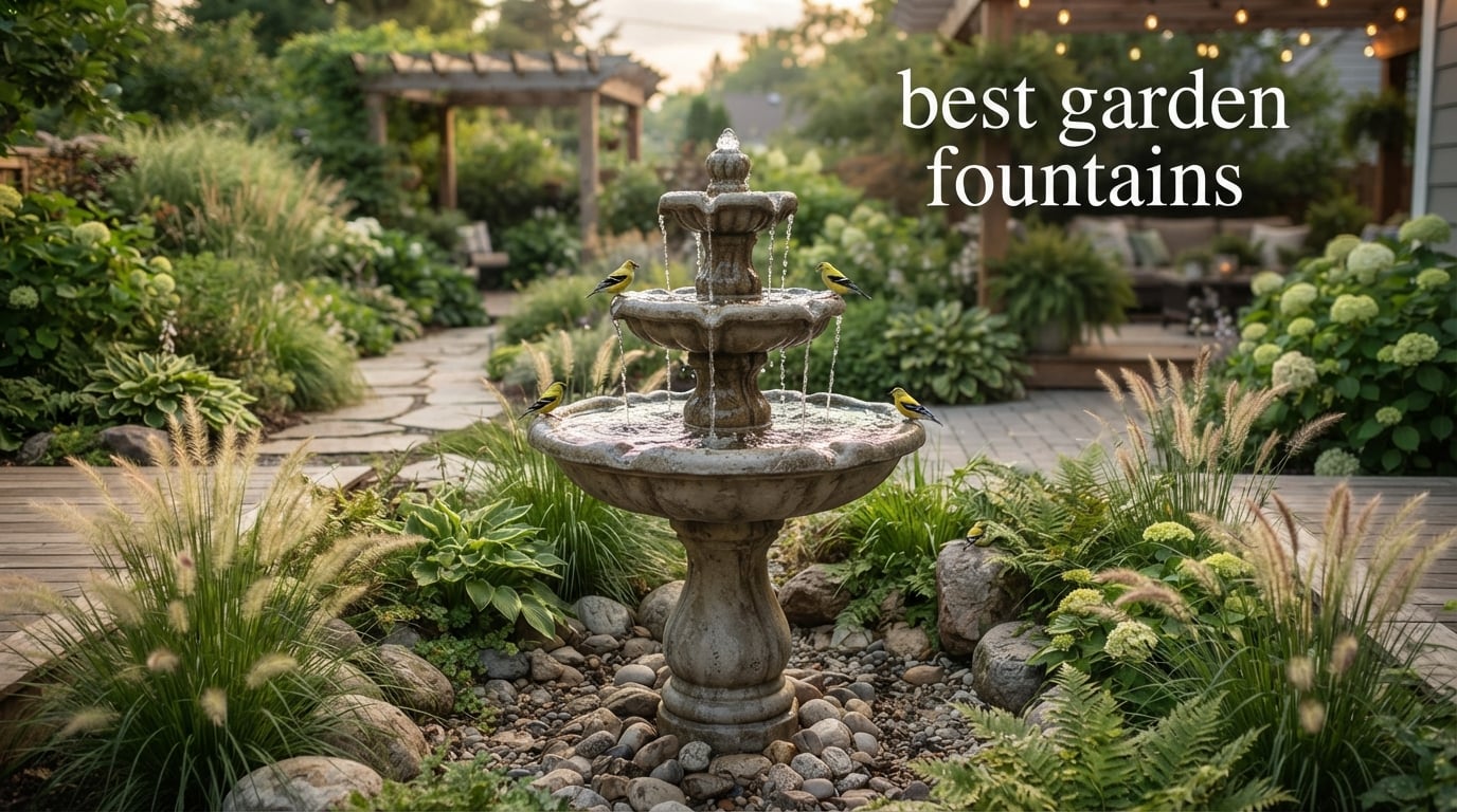 best garden fountains
