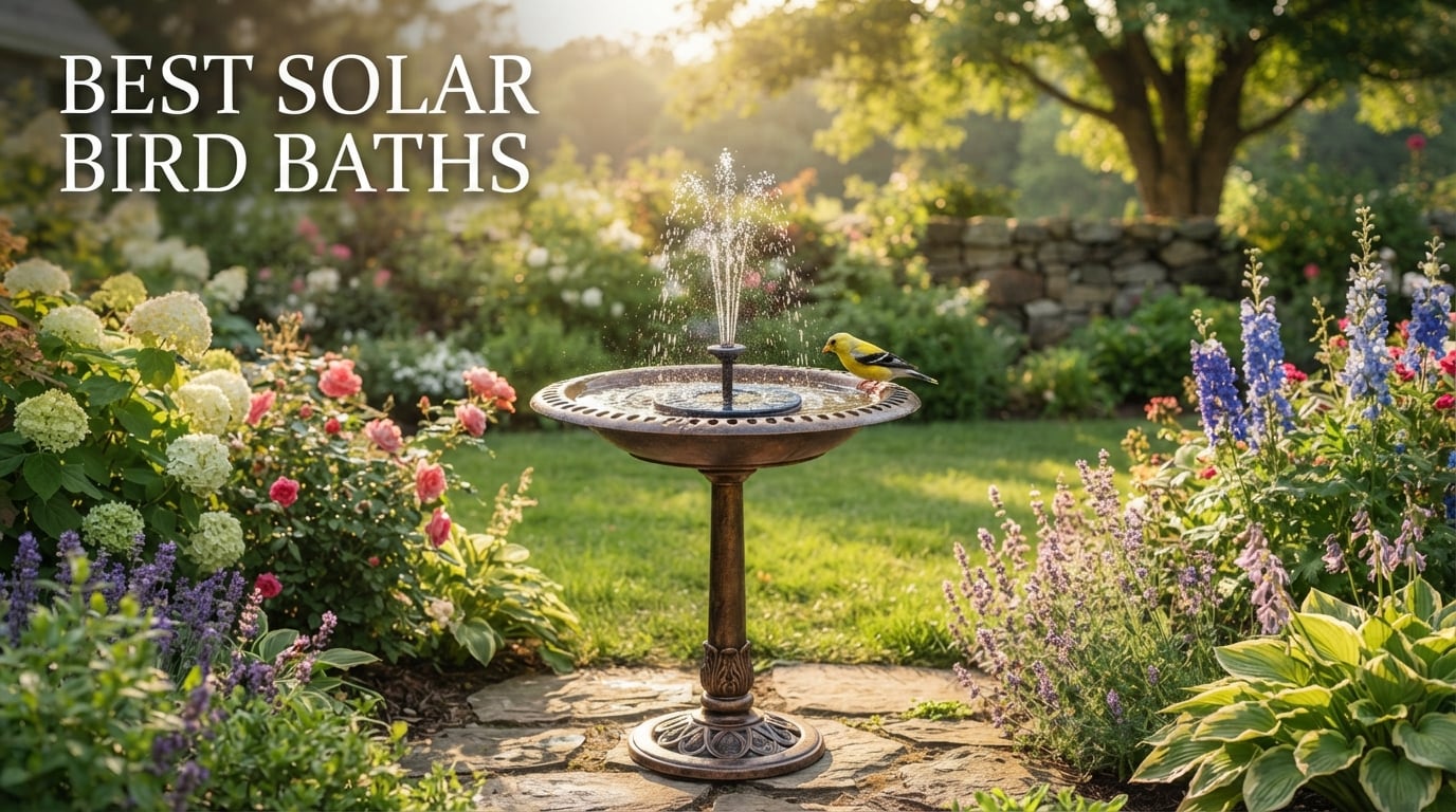 best solar bird baths