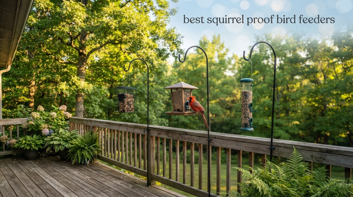 best squirrel proof bird feeders