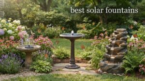 best solar fountains