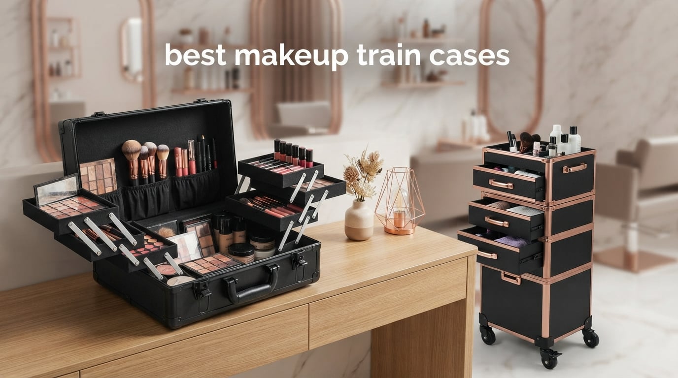 best makeup train cases
