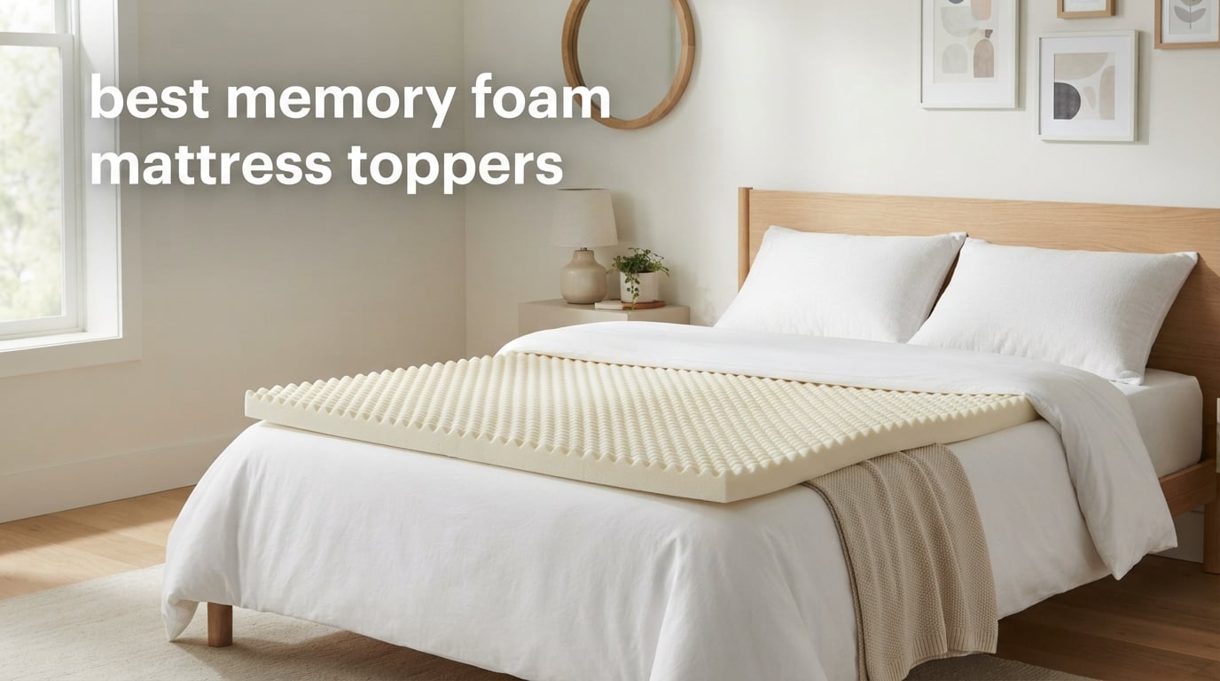 best memory foam mattress toppers