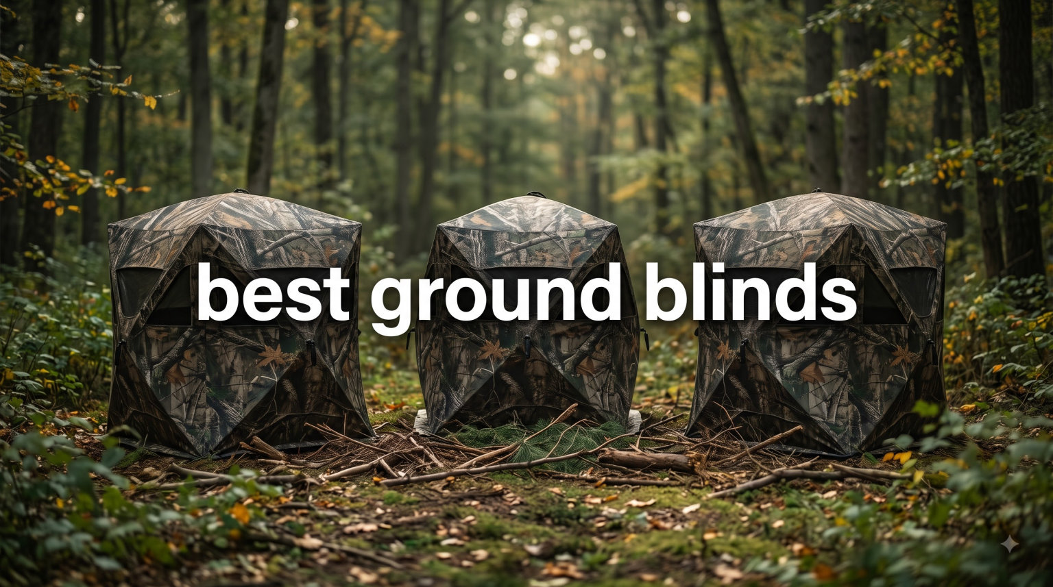 best ground blinds