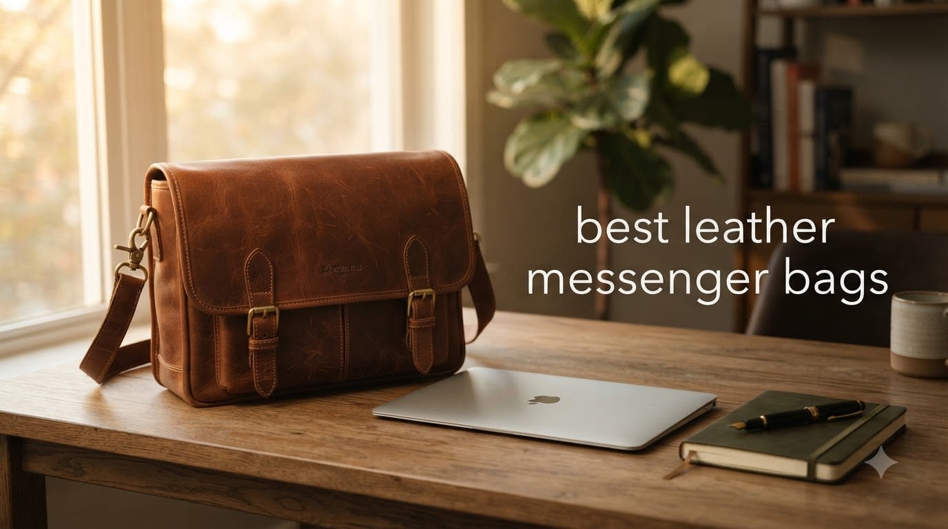 best leather messenger bags