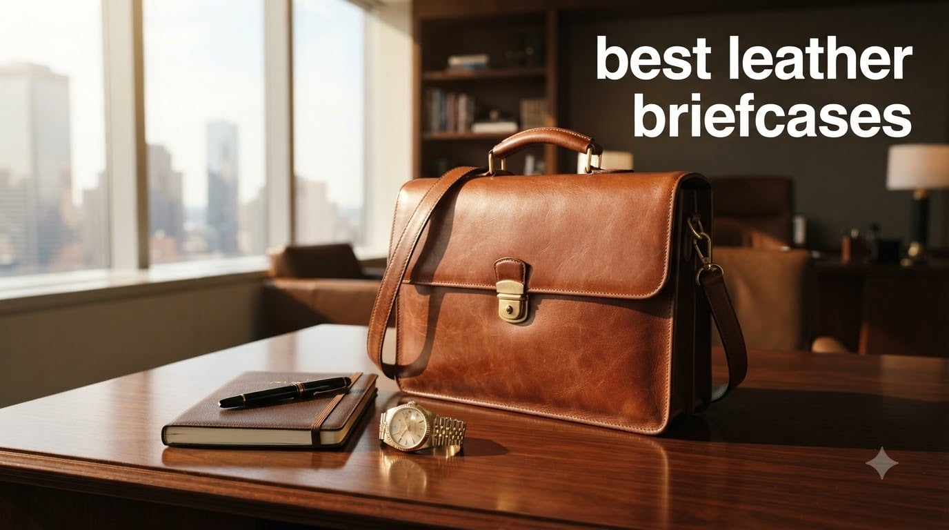 best leather briefcases