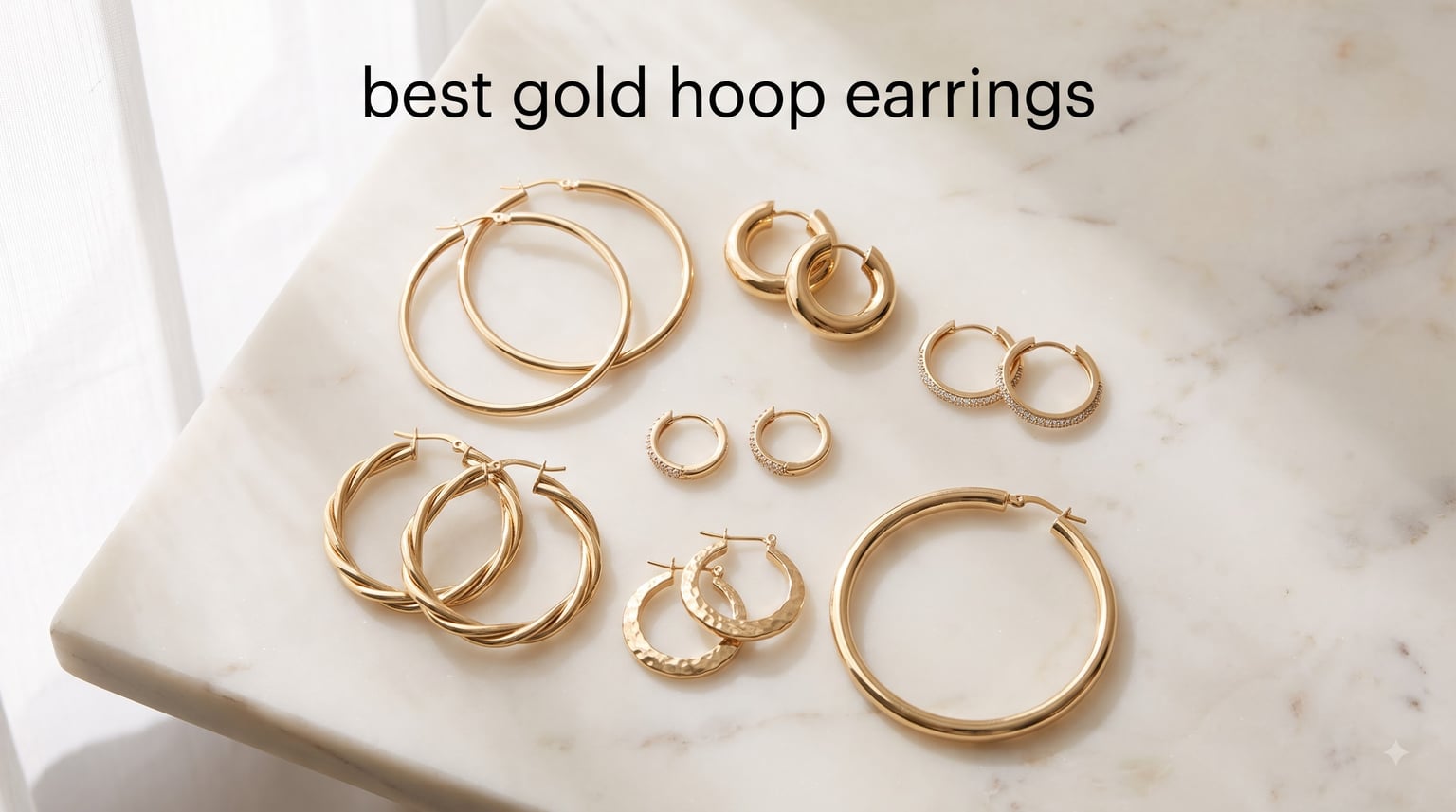best gold hoop earrings