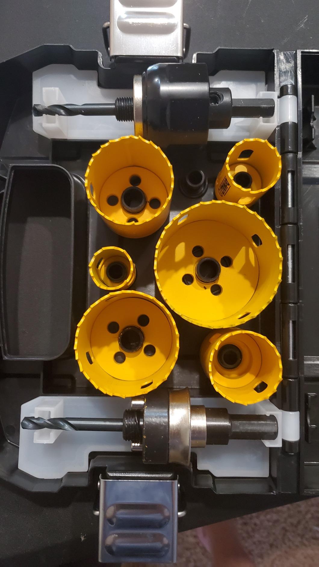 DEWALT Hole Saw Kit, Standard Electrician's Set, Bi-Metal (D180002), Yellow customer photo 1