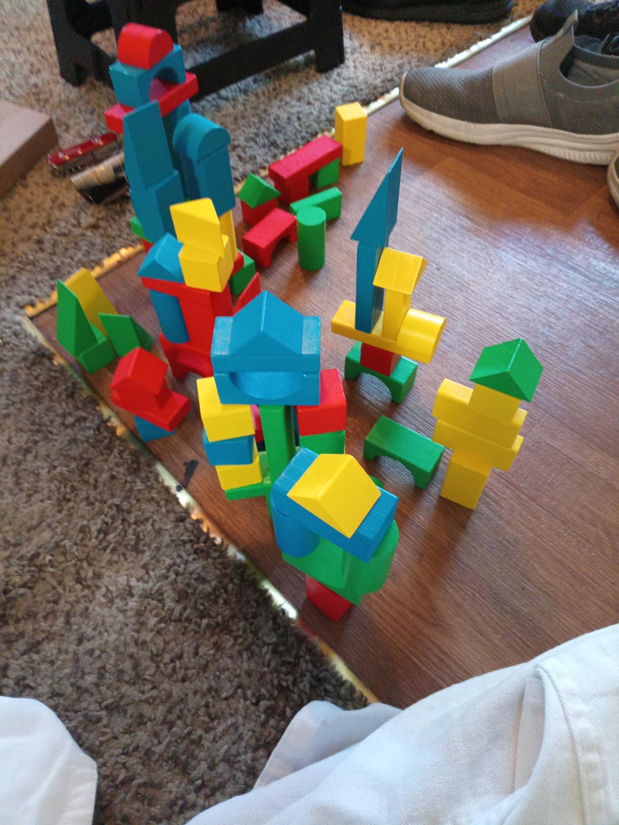 Melissa & Doug Wooden Building Blocks, 100-Piece Set customer photo 2