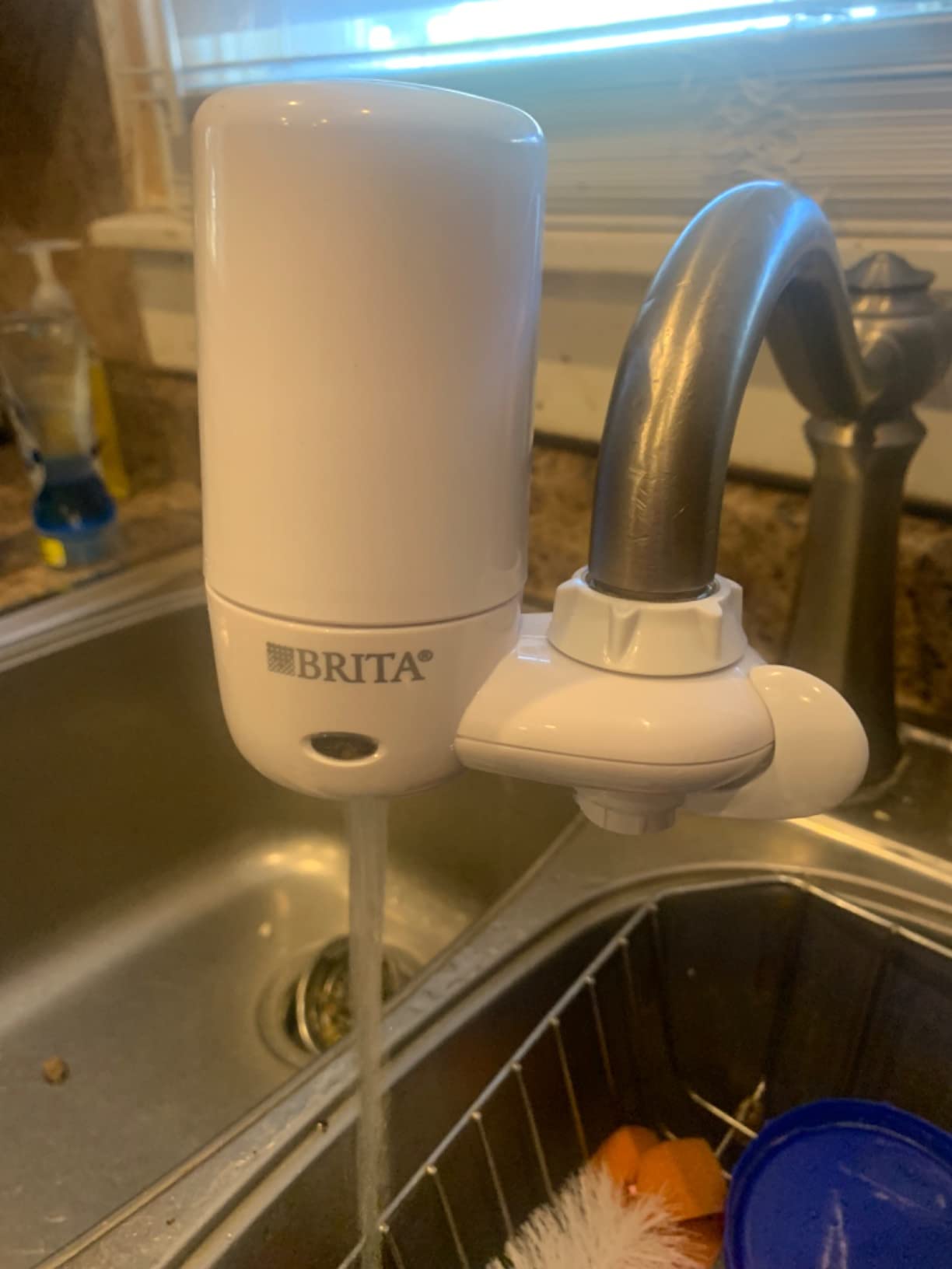 Brita Faucet Mount Water Filter System, Includes 1 Filter, White | No-Wait Filtration, Easy Install, Multi-Use Tap Water Filter for Kitchens, Bathrooms & Small Spaces customer photo 1