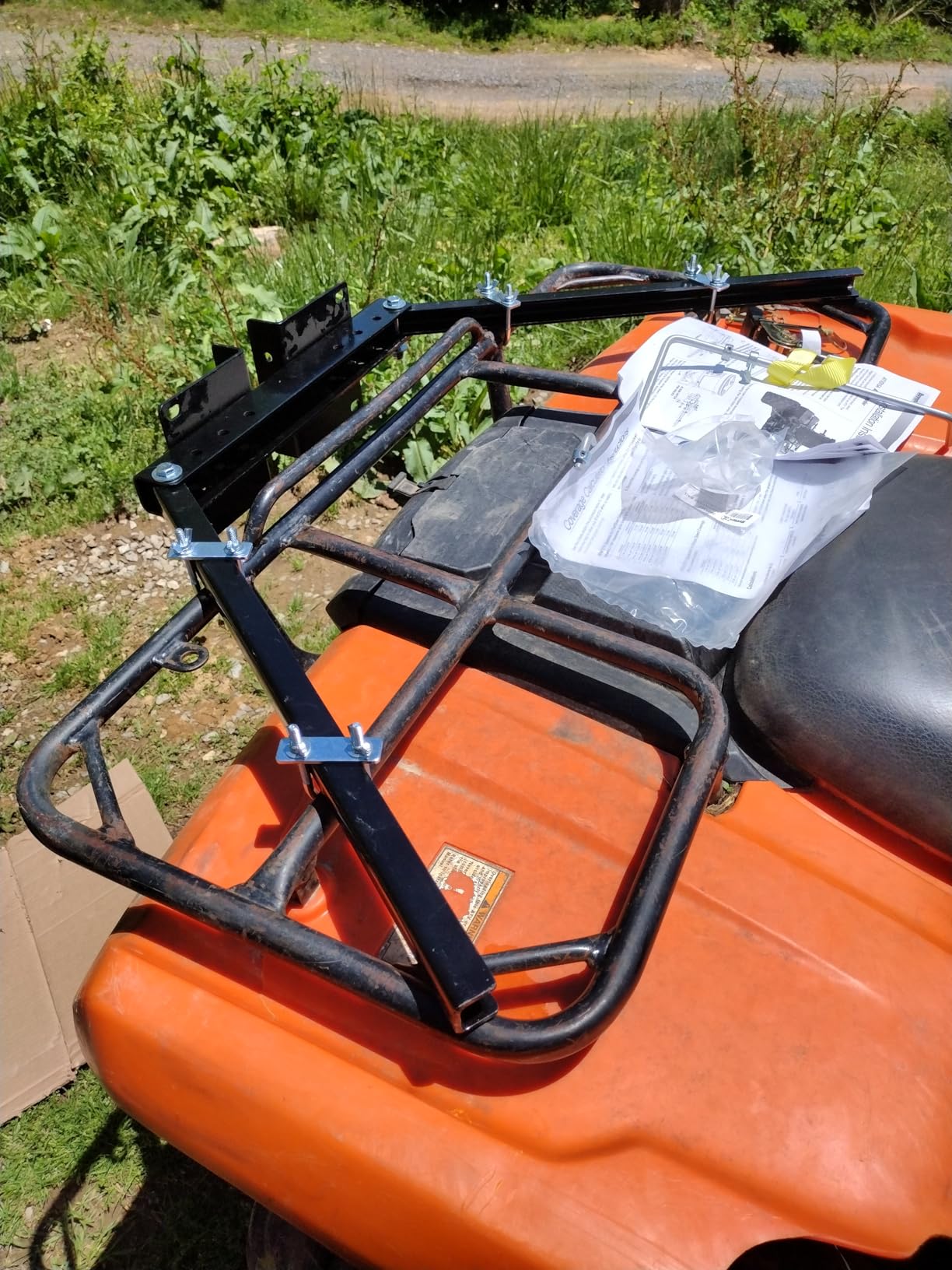 Buyers Products ATVS15A ATV All-Purpose 12V Broadcast Spreader, 15 Gallon Hopper, 5-30 ft Spread Width, Mounts to Utility Rack, 4 Wheeler Spreader for Seed, Fertilizer, Rock Salt, Deer Feed and Lawn customer photo 1