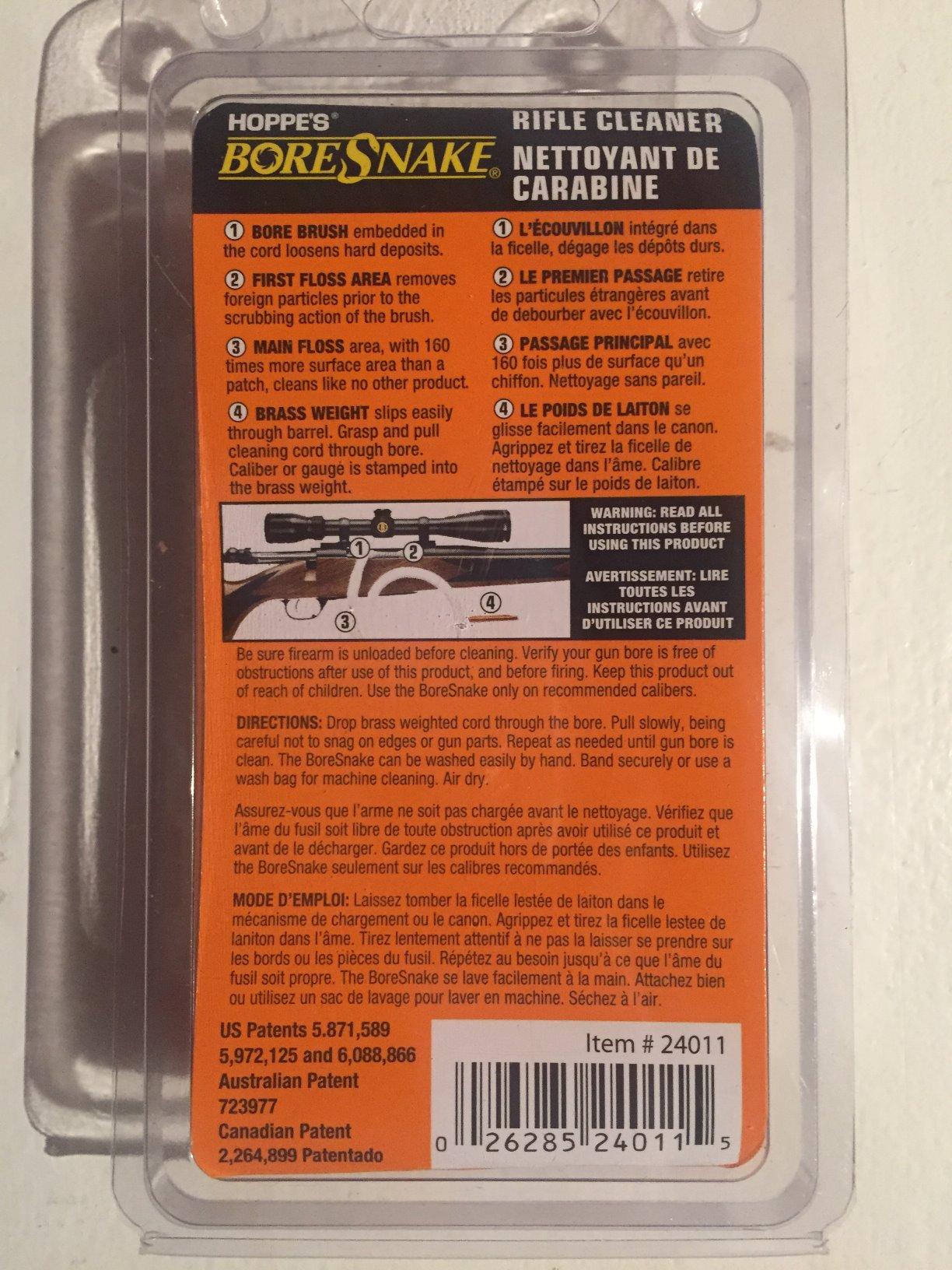 Hoppe's Boresnake Rifles Cleaner customer photo 2